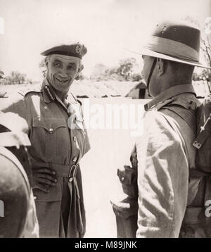 1940s East Africa - il generale Sir William Platt GOC East Africa Corps Foto Stock