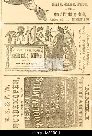 Dizionario geografico e business directory di Crawford County, Pa., per 1874 (1874) (14780936894) Foto Stock