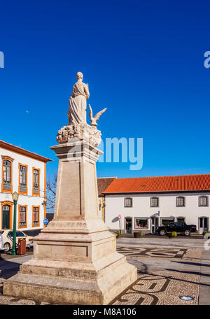 Piazza principale, Praia da Vitoria, isola Terceira, Azzorre, Portogallo Foto Stock