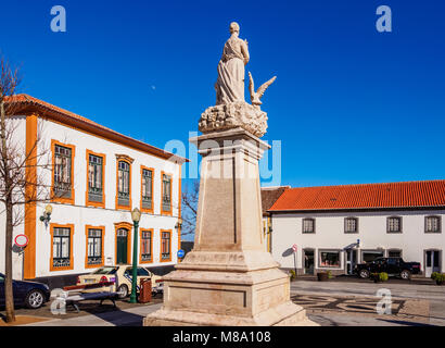 Piazza principale, Praia da Vitoria, isola Terceira, Azzorre, Portogallo Foto Stock