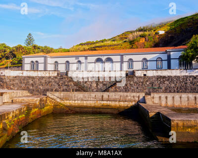 Termas do Carapacho, spa, Graciosa Island, Azzorre, Portogallo Foto Stock