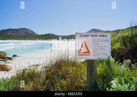 Hellfire Bay, Cape Le Grand National Park, Esperance Australia Occidentale Foto Stock