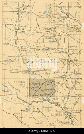 Geologia e risorse idriche di una porzione del Sud Est della South Dakota (1900) (14747649616) Foto Stock