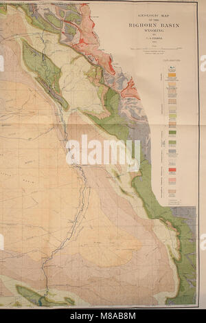 Geologia e delle risorse idriche del bacino di Bighorn, Wyoming (1906) (14591867559) Foto Stock