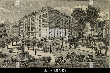 Libretto di istruzioni per i viaggiatori nel Nord Italia - comprendente Torino, Milano, Pavia, Cremona laghi italiani, Bergamo, Brescia, Verona, Mantova, Vicenza, Padova, Venezia, Ferrara, Bologna, Ravenna, Rimini, (14595871280) Foto Stock