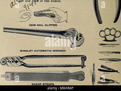 Merchandising Hardware Gennaio-Giugno 1900 (1900) (14763117081) Foto Stock