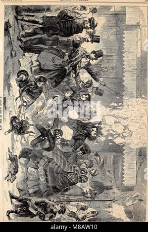 Harper's Weekly, una pubblicazione di spicco del 1857, offrì notizie complete, illustrazioni e rapporti sugli affari sociali, politici e culturali dell'epoca, dando forma all'opinione pubblica nell'America della metà del XIX secolo. Foto Stock