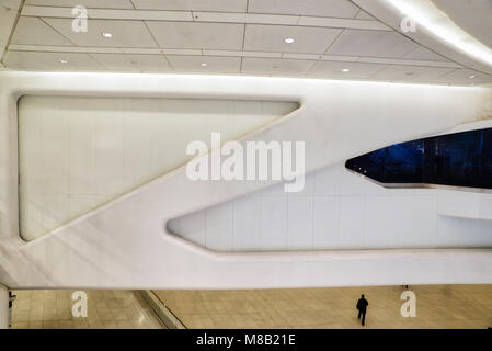 "Occhio" è una stazione ferroviaria, Plaza e al centro commerciale adiacente al sito commemorativo per il 11 settembre 2001 gli attacchi terroristici. Foto Stock