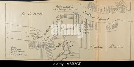 "Histoire de la Baie-Saint-Antoine" (1911) racconta la storia di Baie-du-Febvre, dalla sua istituzione nel 1683 al 1911, descrivendo dettagliatamente i suoi sviluppi sociali, economici e culturali. Foto Stock