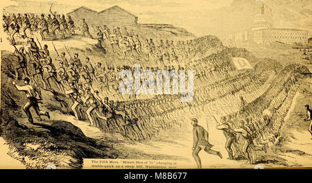 Storia e completare il roster del Massachusetts reggimenti, minuto gli uomini di '61 che hanno risposto alla prima chiamata del presidente Abraham Lincoln, 15 aprile 1861, a difendere la bandiera e la costituzione della (14739905906) Foto Stock