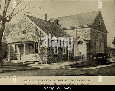 La storia della Chiesa dei fratelli del distretto orientale in Pennsylvania dal comitato nominato dalla conferenza distrettuale (1915) (14772900455) Foto Stock