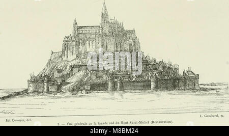 Descrizione de l'abbaye du Mont Saint Michel et de ses abords - précédée d'une notice historique (1877) (14783687692) Foto Stock