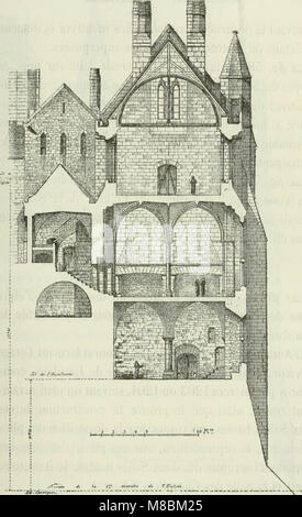Descrizione de l'abbaye du Mont Saint Michel et de ses abords - précédée d'une notice historique (1877) (14783725022) Foto Stock