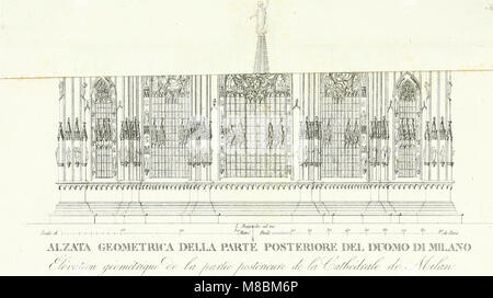 Descrizione de la cathédrale de Milan - accompagnée d'osservazioni historiques et critiche sur sa construction et sur les monumens d'arte dont elle est enrichie (1823) (14783416383) Foto Stock