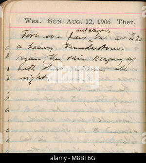 Diario, 16 luglio-agosto 30, 1906 durante la raccolta in Virginia e West Virginia (1906) (20708272269) Foto Stock