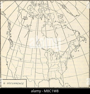 Distribuzione e migrazione di North American gabbiani e i loro alleati (1915) (14759973136) Foto Stock