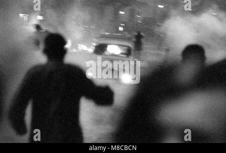 Philippe Gras / Le Pictorium - Maggio 68 - 1968 - Francia / Ile-de-France (Regione) / Parigi - Scontri tra polizia e manifestanti Foto Stock