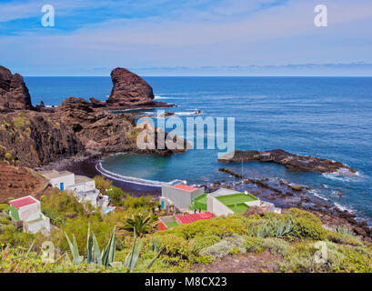 Roque Bermejo, Anaga Parco Rurale, isola di Tenerife, Isole Canarie, Spagna Foto Stock