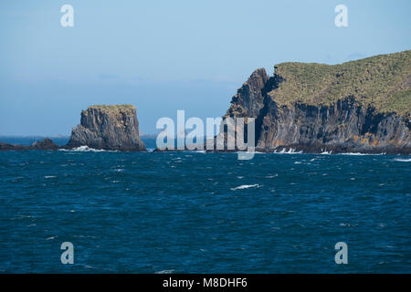 British Overseas territorio della Georgia del Sud, oceano porto. Foto Stock