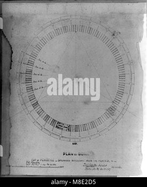 Piano della cupola, top del peristilio mostra il ferro battuto piastre LCCN2002718295 Foto Stock