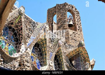 COLONIA Güell, barcellona Foto Stock