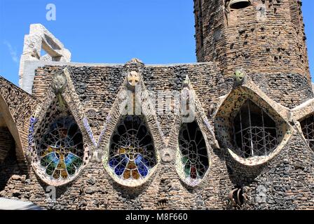COLONIA Güell, barcellona Foto Stock