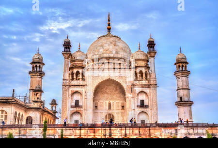 Bibi Ka Maqbara tomba, noto anche come Mini Taj Mahal. Aurangabad, India Foto Stock