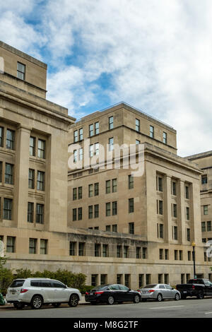 Stewart Lee Udall Dipartimento dell'interno edificio, Reparto di Stati Uniti dell'Interno, 1849 C Street NW, Washington DC Foto Stock