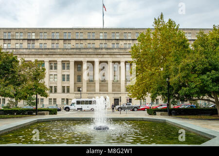 Stewart Lee Udall Dipartimento dell'interno edificio, Reparto di Stati Uniti dell'Interno, 1849 C Street NW, Washington DC Foto Stock