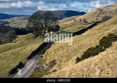 Bell Hagg Granaio, il Peak District, Inghilterra (25) Foto Stock