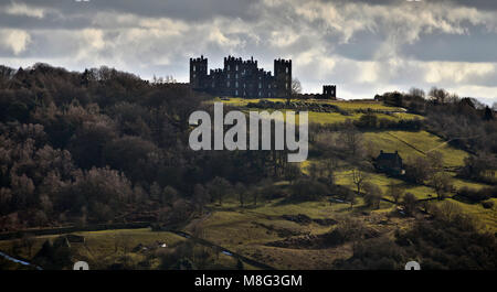 Riber Catle, Matlock, Inghilterra Foto Stock