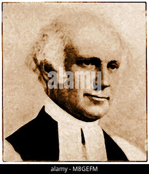 Ritratto di Carlo Pettit McIlvaine 1799-1873 - 2a Vescovo di Ohio USA ( vescovo episcopale, autore, educatore e due volte il cappellano del Senato degli Stati Uniti) Foto Stock