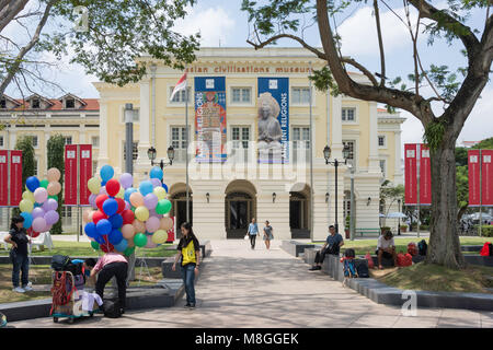 Asian Civilisations Museum (ACM), Imperatrice Luogo, quartiere Civico, Singapore Island (Pulau Ujong), Singapore Foto Stock