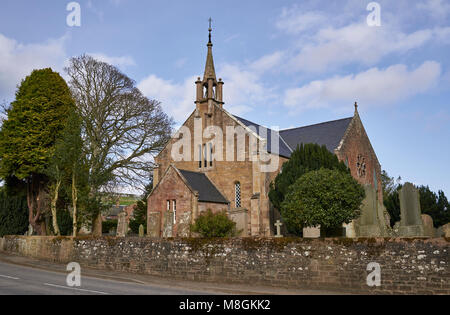 Arbilot chiesa parrocchiale nel piccolo borgo di Arbilot nelle vicinanze Arbroath in Angus. Questa Chiesa scozzese è stato costruito nel 1800 sul sito di un Pre-Reforma Foto Stock