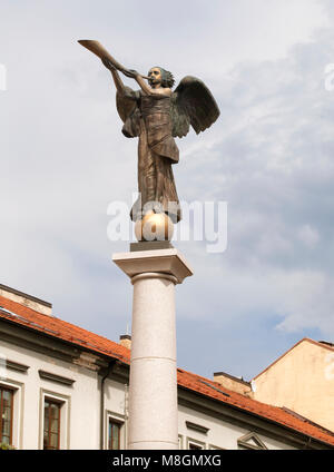 Angelo di Uzupis, Vilnius Foto Stock