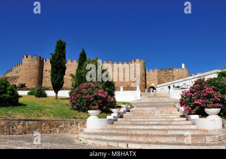 Il castello di Estremoz. Alentejo, Portogallo Foto Stock