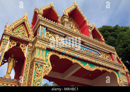Thailandia Phuket Phuket Town, Wat Mongkon Putta, tempio buddista, Foto Stock