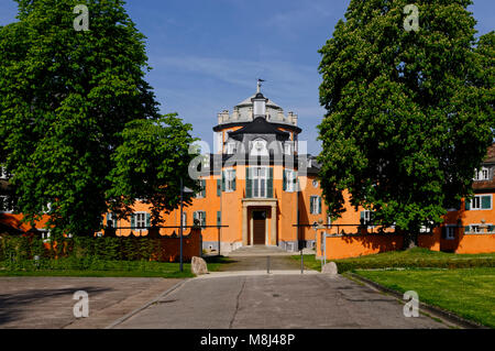 Castello barocco 'Eremitage' a Waghäusel, distretto di Karlsruhe, Baden-Württemberg, Germania Foto Stock