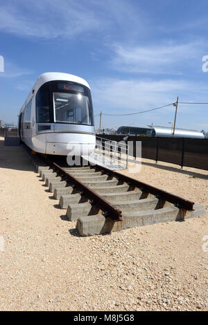 Israele Centre Metro in costruzione-urbana e linee di trasporto Foto Stock