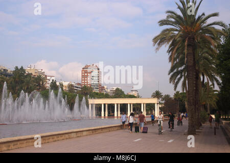 Jardines del Turia Valencia Spagna Foto Stock