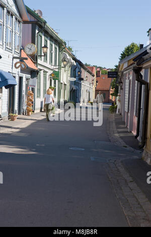 La Stora gatan, Sigtuna (Svezia) Foto Stock