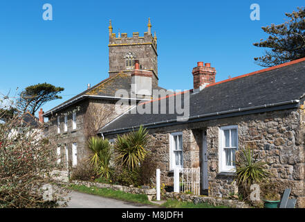 Il villaggio di zennor vicino a st.Ives in Cornovaglia, Inghilterra, Regno Unito. Foto Stock