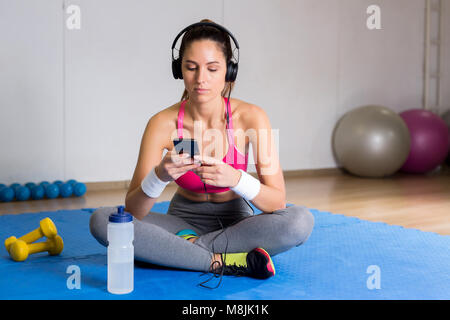 Ragazza Restful Foto Stock