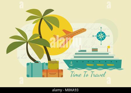 Icone tempo di percorrenza. Illustrazione Vettoriale