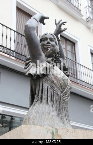 Monumento a Pastora Imperio a Siviglia Foto Stock