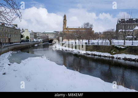 Paisley in grande congelamento del 'Bestia da est'. Foto Stock