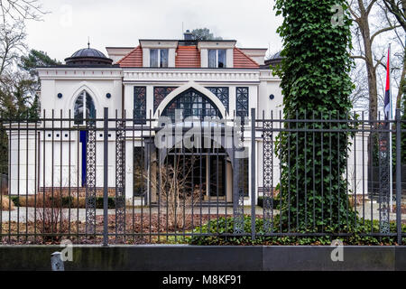 Berlino,Grunewald,Residenza dell'Ambasciata degli Emirati Arabi Uniti, Botschaft der Vereinigten emirato Foto Stock