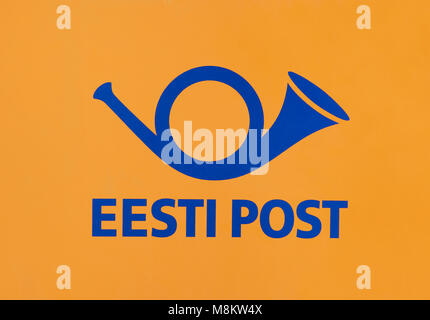 Logotipo dell'estone Post Foto Stock