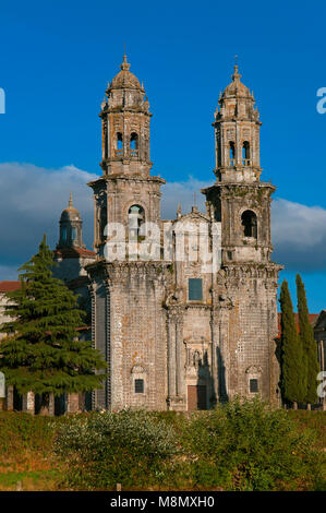 Il monastero cistercense di Santa Maria (X secolo), Sobrado, La Coruña provincia, regione della Galizia, Spagna, Europa Foto Stock