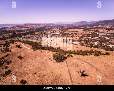 Vista aerea del Killara - piccola cittadina in Victoria, Australia Foto Stock